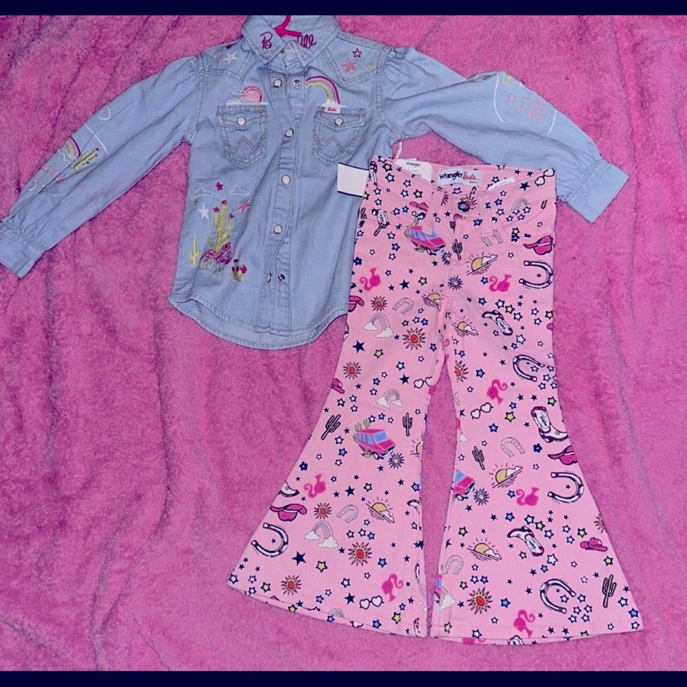 Toddler Wrangler Barbie Outfit
